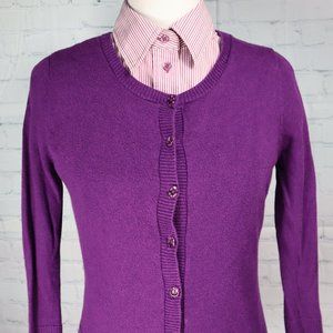 New York & Company Button Down Shirt with Sweater - Being Sold as a Set, Size M